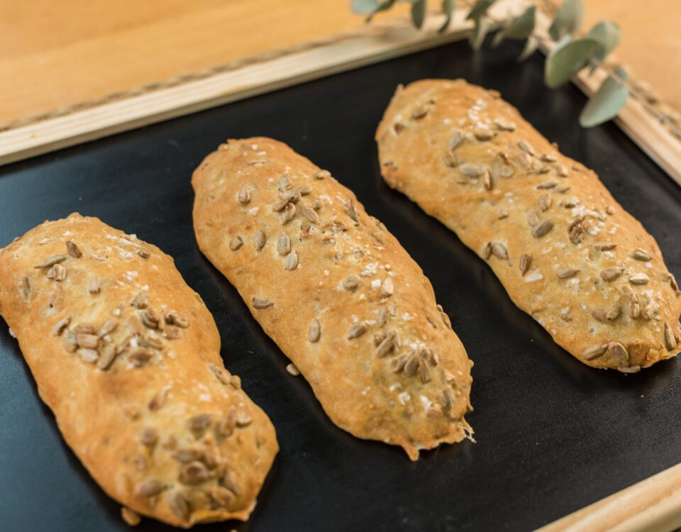 Palitos de pan de pipas caseros