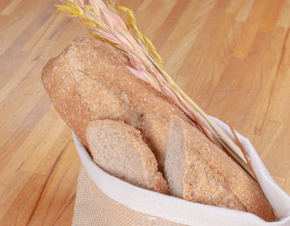 Receta de pan integral con masa madre