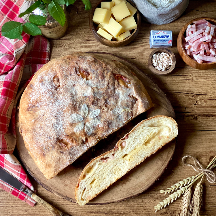 Receta pan de bacon y queso comté