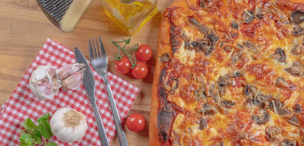 Receta de pizza siciliana