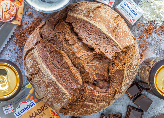 Pan de cerveza negra y chocolate
