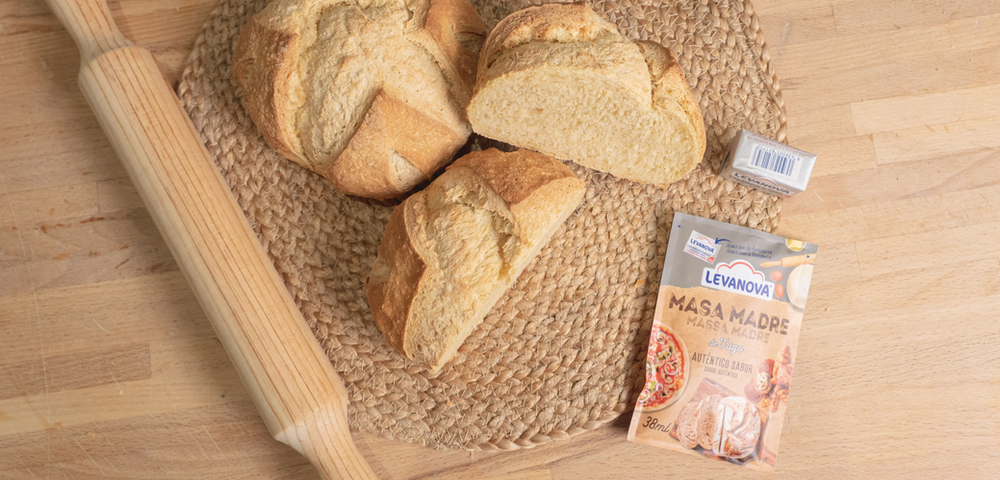 Pan de maíz con sobre de masa madre Levanova