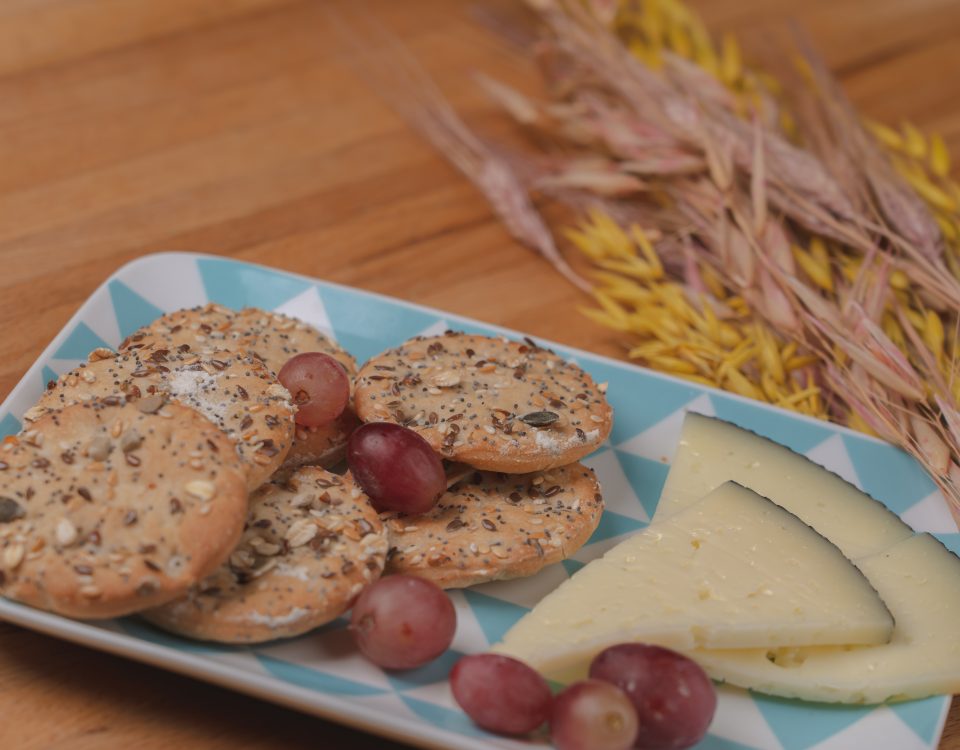 Crackers caseros de semillas