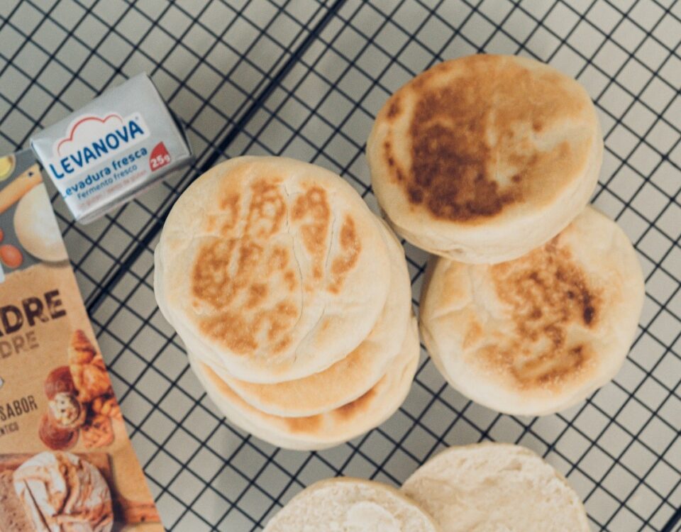 English Muffins, panecillos sin horno